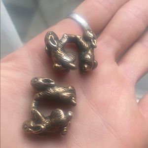 Brass Bunny Hangers